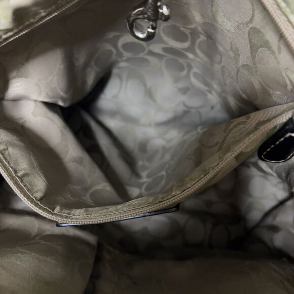 Coach Shoulder Bag Leather Black Authentic NoK05S-5715 - Picture 9 of 14